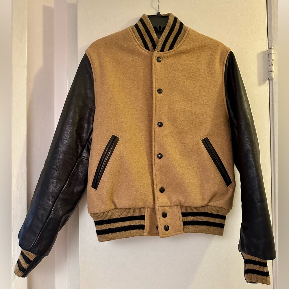 Golden Bear Men's Varsity Bomber Jacket